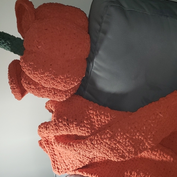 NEW- Handmade Fall Mickey Mouse Pillow - Picture 2 of 4